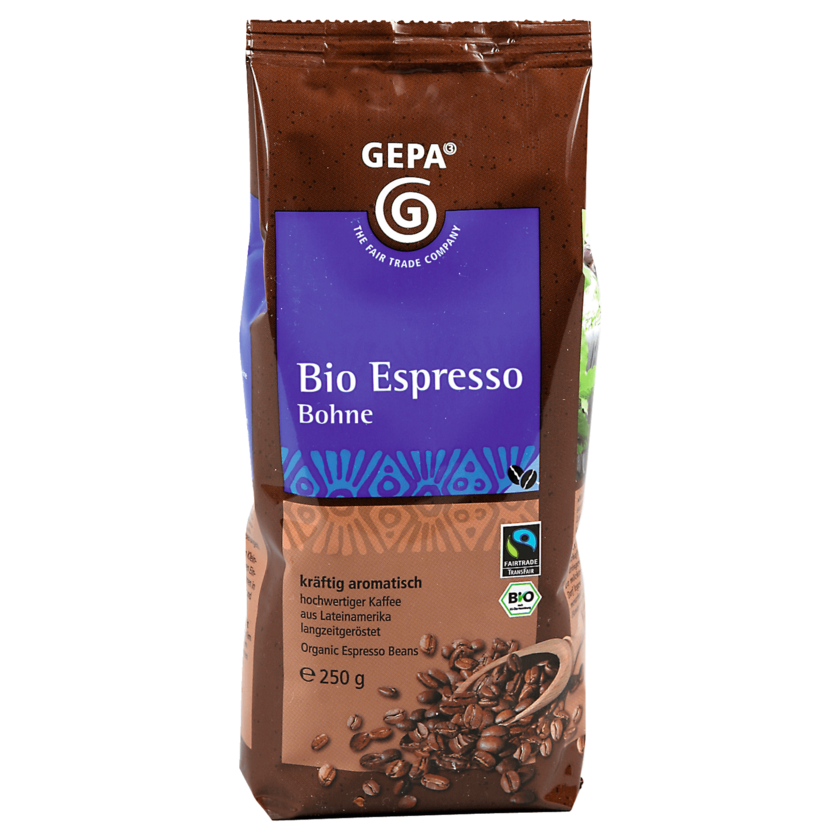 Gepa Bio Espresso Bohne 250g